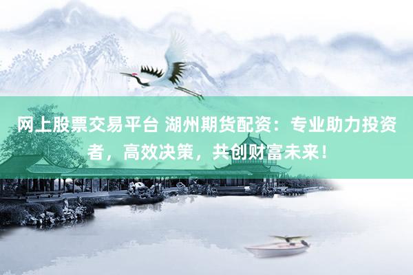 网上股票交易平台 湖州期货配资：专业助力投资者，高效决策，共创财富未来！